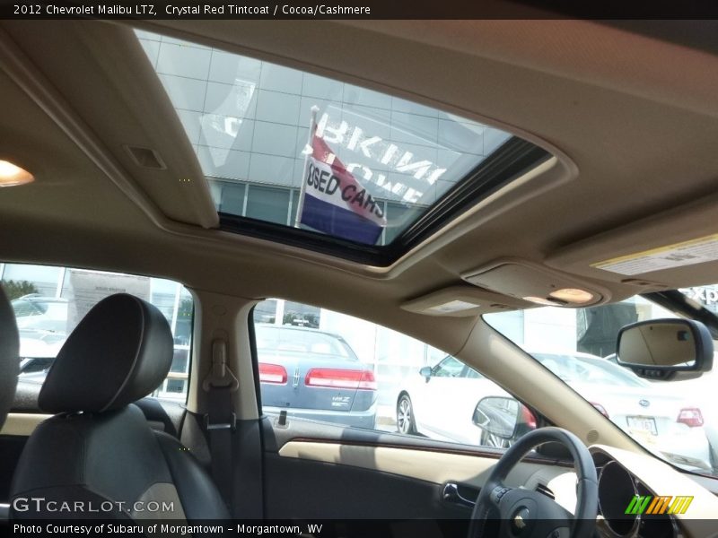 Crystal Red Tintcoat / Cocoa/Cashmere 2012 Chevrolet Malibu LTZ