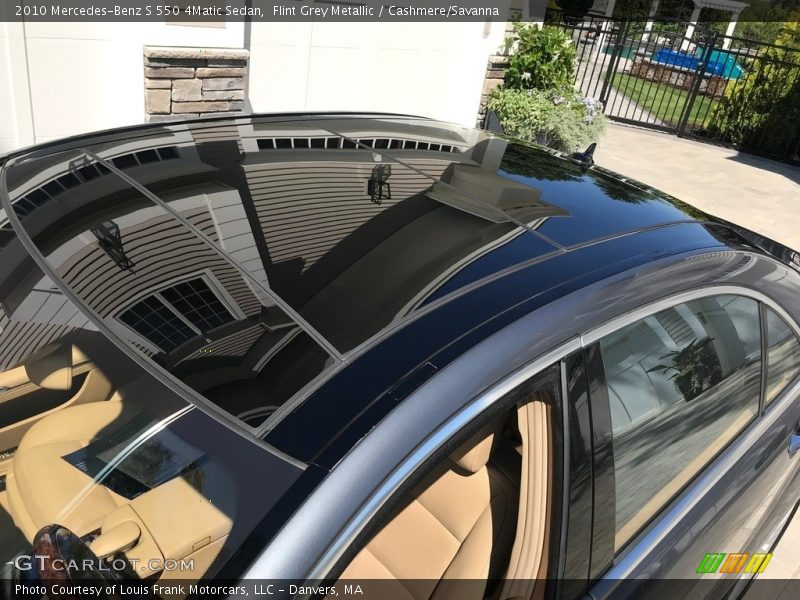 Flint Grey Metallic / Cashmere/Savanna 2010 Mercedes-Benz S 550 4Matic Sedan