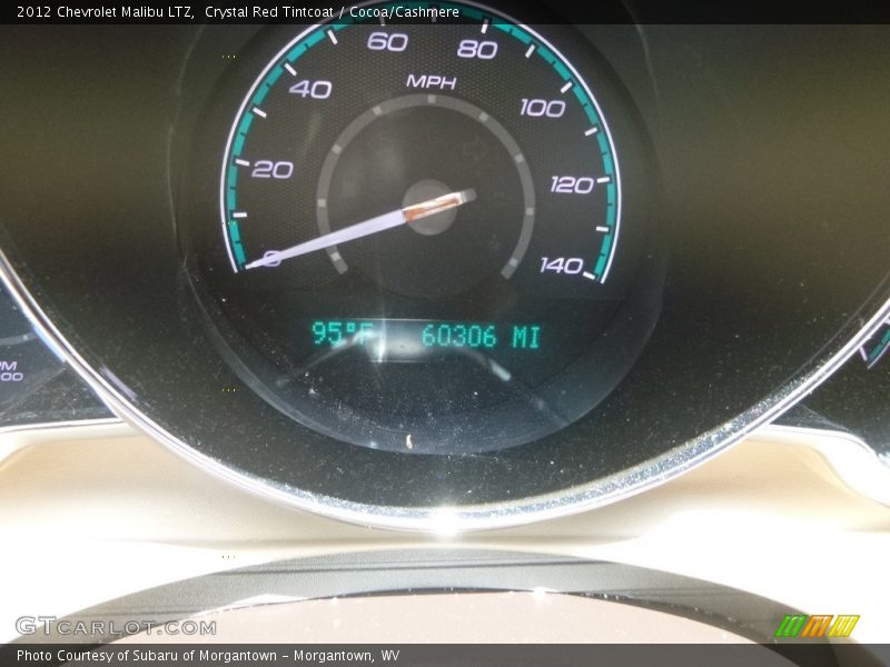 Crystal Red Tintcoat / Cocoa/Cashmere 2012 Chevrolet Malibu LTZ