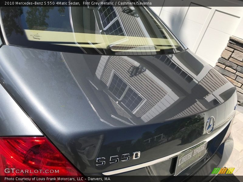Flint Grey Metallic / Cashmere/Savanna 2010 Mercedes-Benz S 550 4Matic Sedan