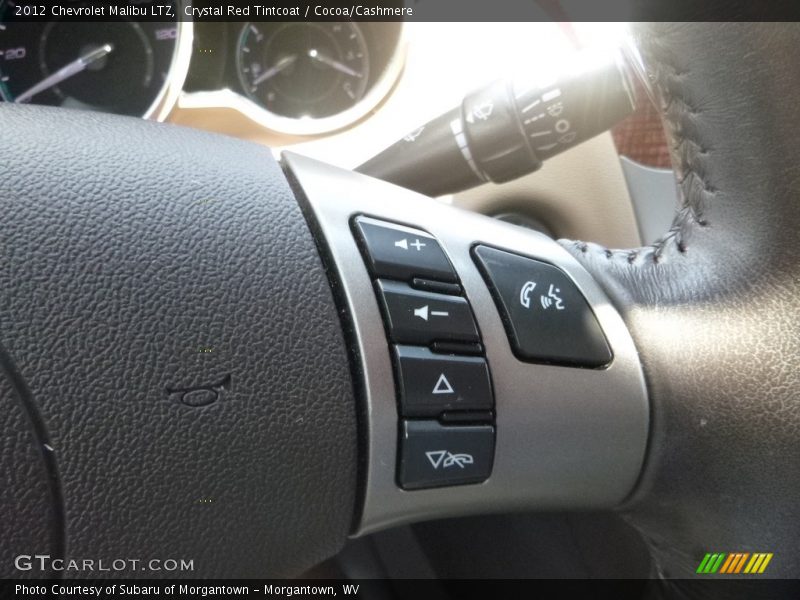 Crystal Red Tintcoat / Cocoa/Cashmere 2012 Chevrolet Malibu LTZ