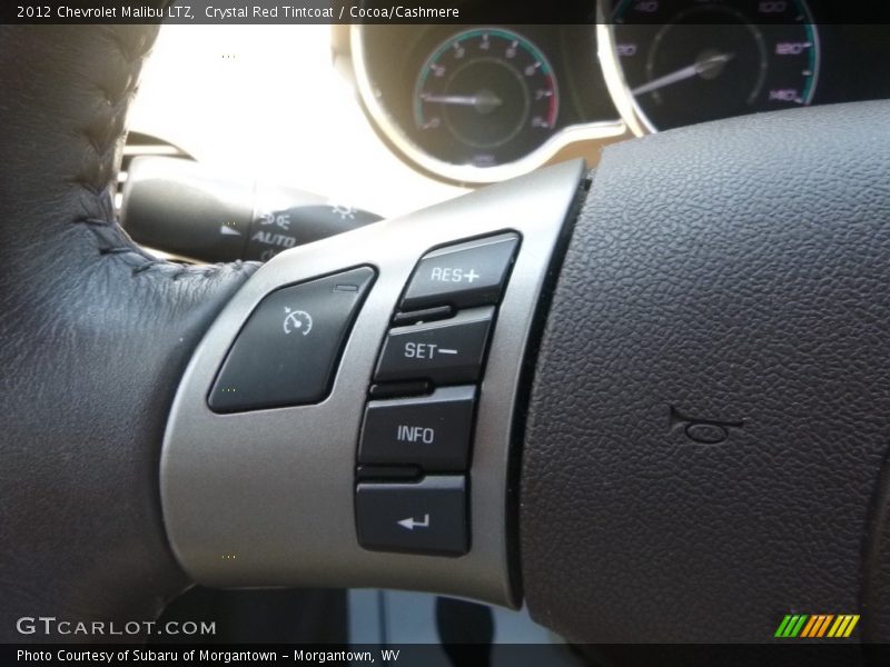 Crystal Red Tintcoat / Cocoa/Cashmere 2012 Chevrolet Malibu LTZ