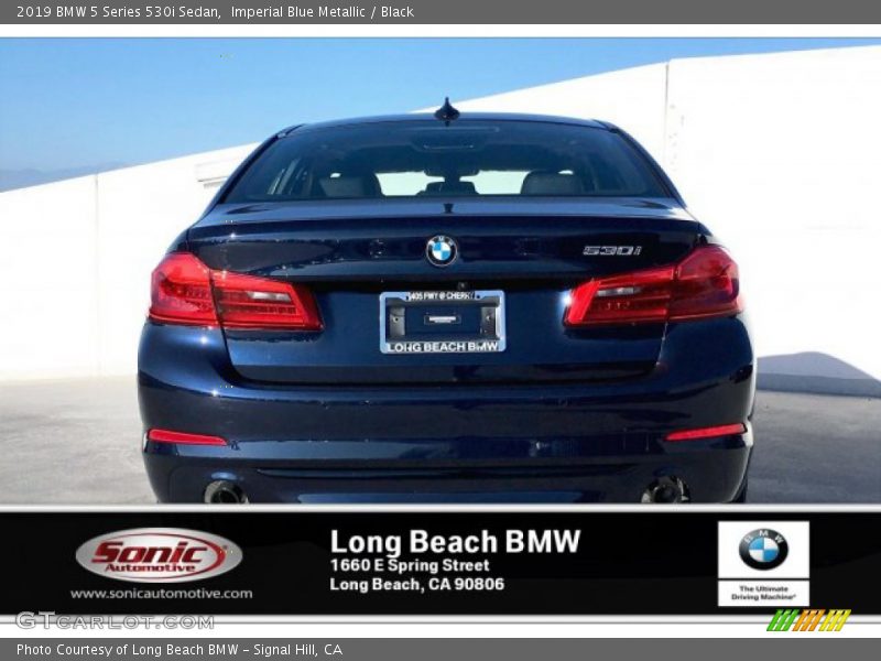 Imperial Blue Metallic / Black 2019 BMW 5 Series 530i Sedan