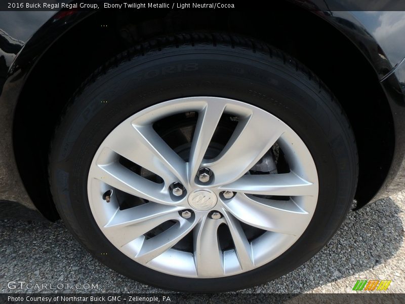 Ebony Twilight Metallic / Light Neutral/Cocoa 2016 Buick Regal Regal Group
