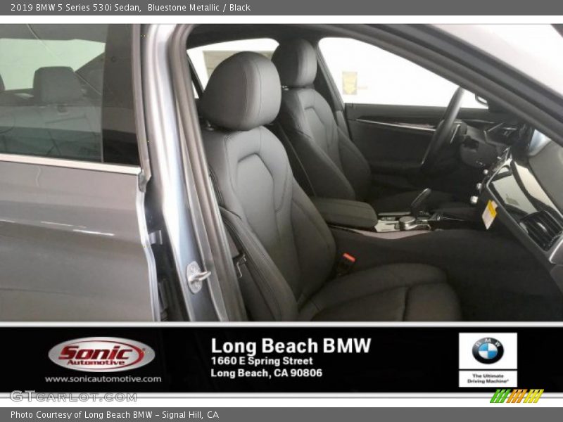 Bluestone Metallic / Black 2019 BMW 5 Series 530i Sedan