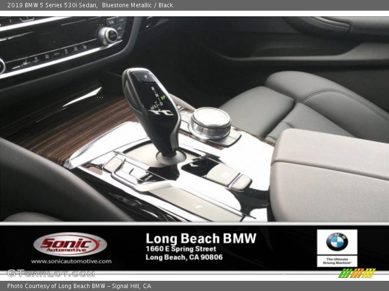 Bluestone Metallic / Black 2019 BMW 5 Series 530i Sedan