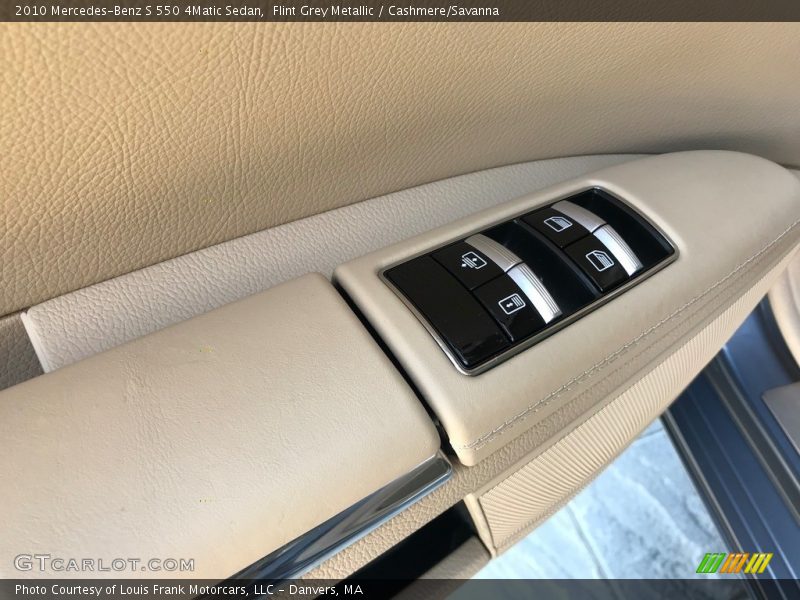 Flint Grey Metallic / Cashmere/Savanna 2010 Mercedes-Benz S 550 4Matic Sedan