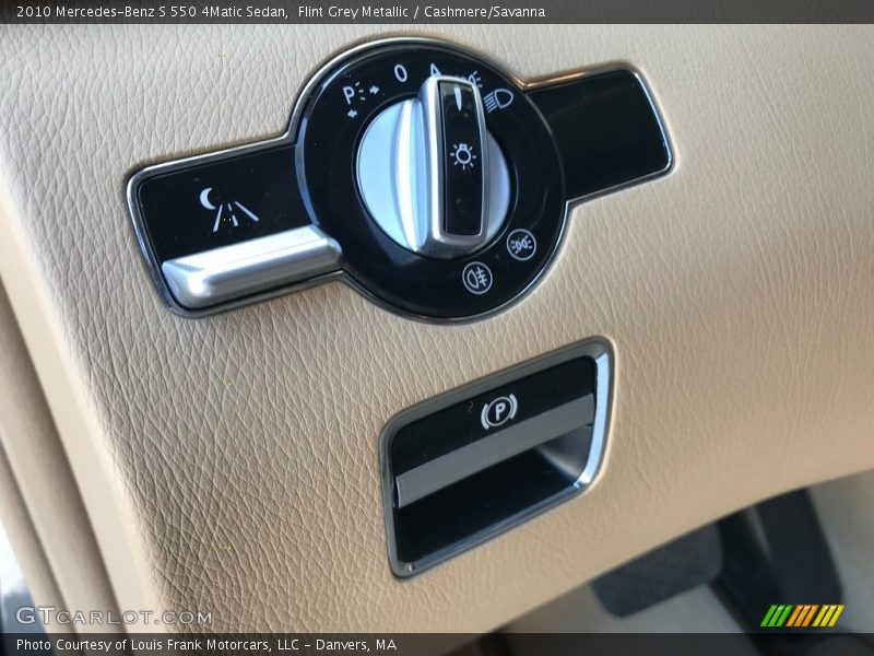 Flint Grey Metallic / Cashmere/Savanna 2010 Mercedes-Benz S 550 4Matic Sedan