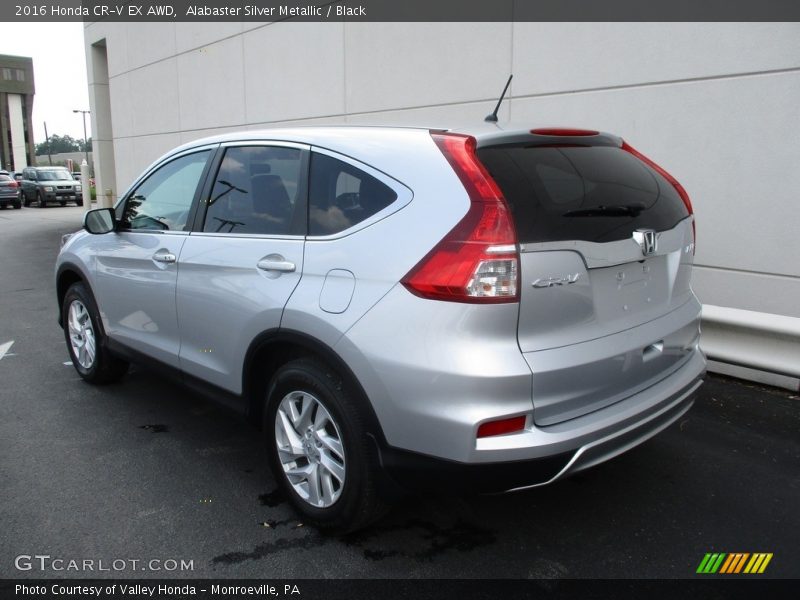 Alabaster Silver Metallic / Black 2016 Honda CR-V EX AWD