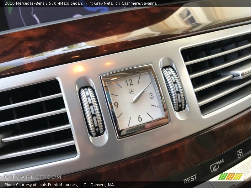 Flint Grey Metallic / Cashmere/Savanna 2010 Mercedes-Benz S 550 4Matic Sedan