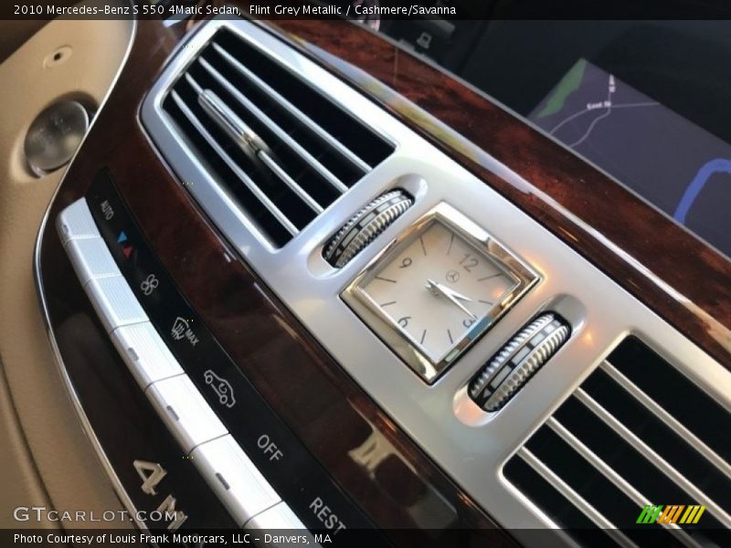 Flint Grey Metallic / Cashmere/Savanna 2010 Mercedes-Benz S 550 4Matic Sedan