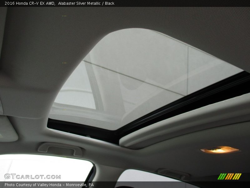 Alabaster Silver Metallic / Black 2016 Honda CR-V EX AWD