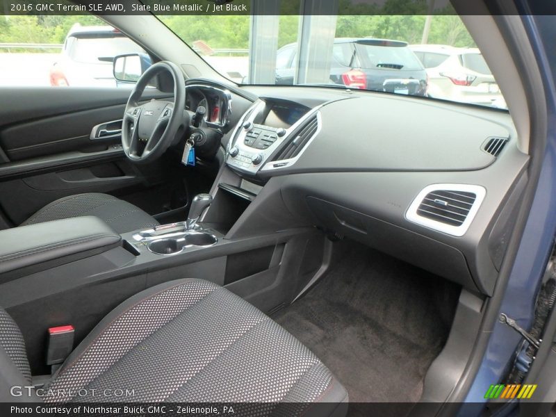 Slate Blue Metallic / Jet Black 2016 GMC Terrain SLE AWD