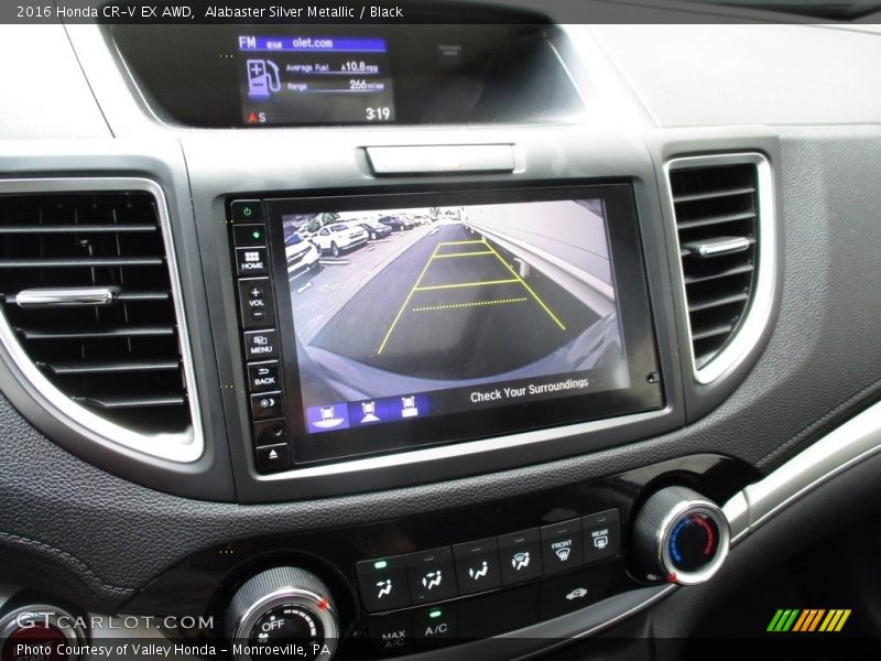 Alabaster Silver Metallic / Black 2016 Honda CR-V EX AWD