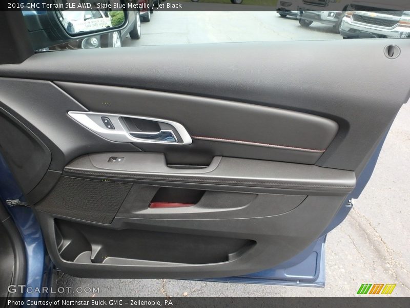 Slate Blue Metallic / Jet Black 2016 GMC Terrain SLE AWD