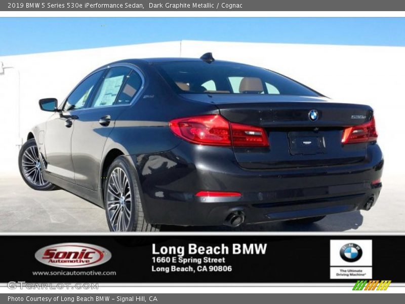 Dark Graphite Metallic / Cognac 2019 BMW 5 Series 530e iPerformance Sedan