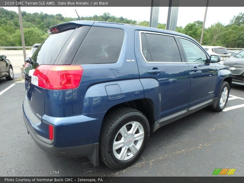 Slate Blue Metallic / Jet Black 2016 GMC Terrain SLE AWD