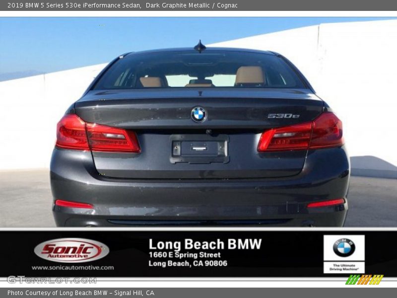 Dark Graphite Metallic / Cognac 2019 BMW 5 Series 530e iPerformance Sedan