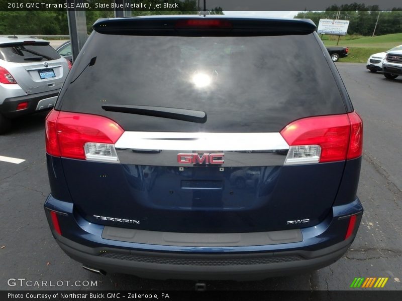 Slate Blue Metallic / Jet Black 2016 GMC Terrain SLE AWD