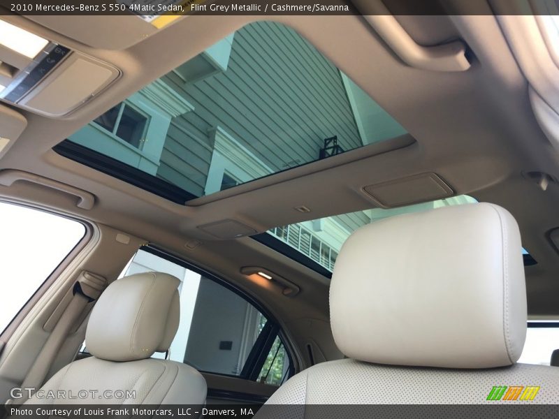 Flint Grey Metallic / Cashmere/Savanna 2010 Mercedes-Benz S 550 4Matic Sedan
