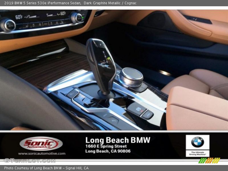 Dark Graphite Metallic / Cognac 2019 BMW 5 Series 530e iPerformance Sedan