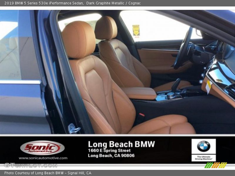 Dark Graphite Metallic / Cognac 2019 BMW 5 Series 530e iPerformance Sedan