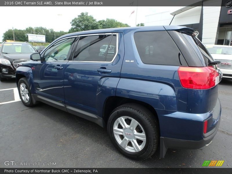 Slate Blue Metallic / Jet Black 2016 GMC Terrain SLE AWD