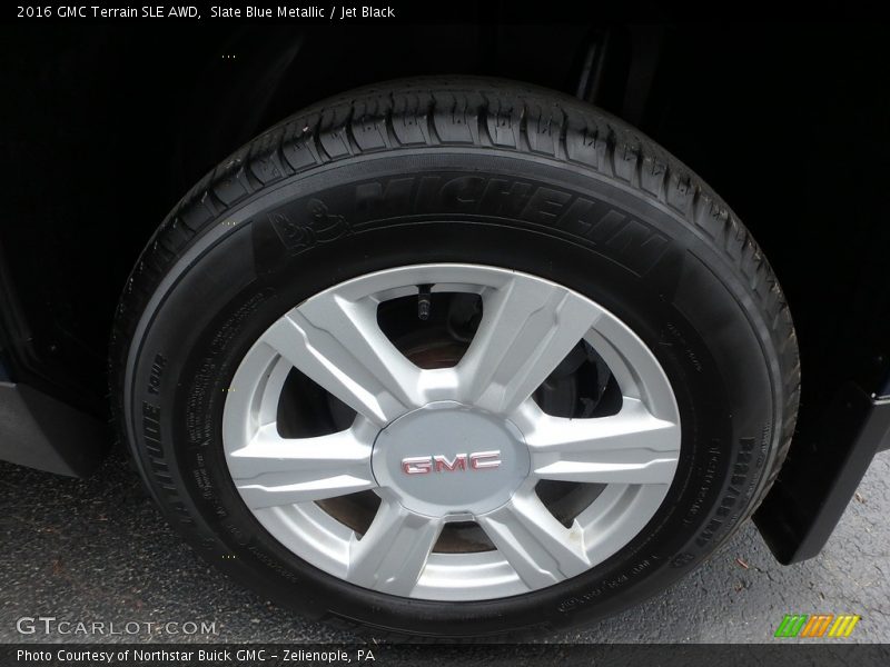 Slate Blue Metallic / Jet Black 2016 GMC Terrain SLE AWD