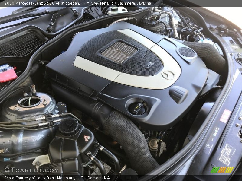 Flint Grey Metallic / Cashmere/Savanna 2010 Mercedes-Benz S 550 4Matic Sedan