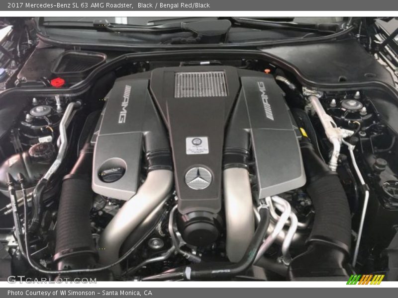  2017 SL 63 AMG Roadster Engine - 5.5 Liter AMG biturbo DOHC 32-Valve VVT V8