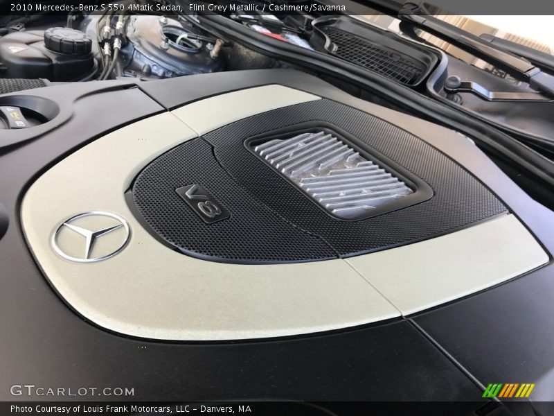 Flint Grey Metallic / Cashmere/Savanna 2010 Mercedes-Benz S 550 4Matic Sedan
