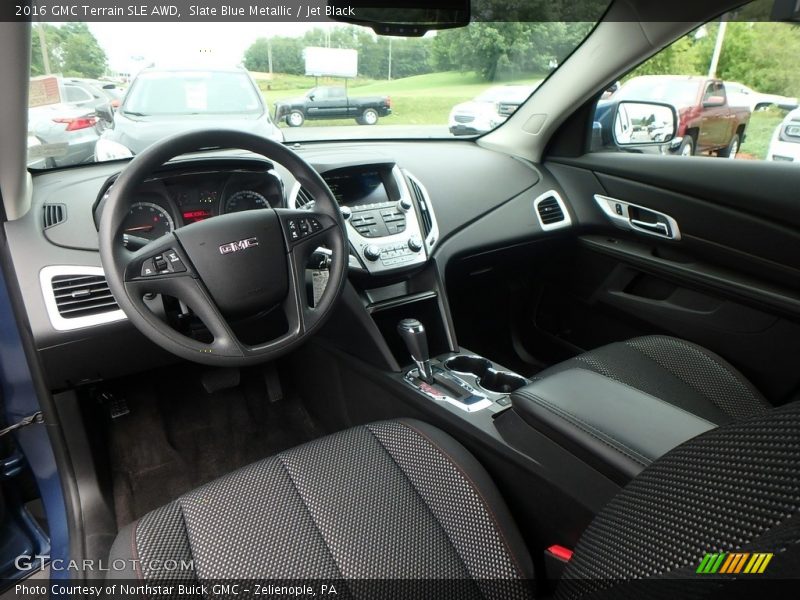 Slate Blue Metallic / Jet Black 2016 GMC Terrain SLE AWD