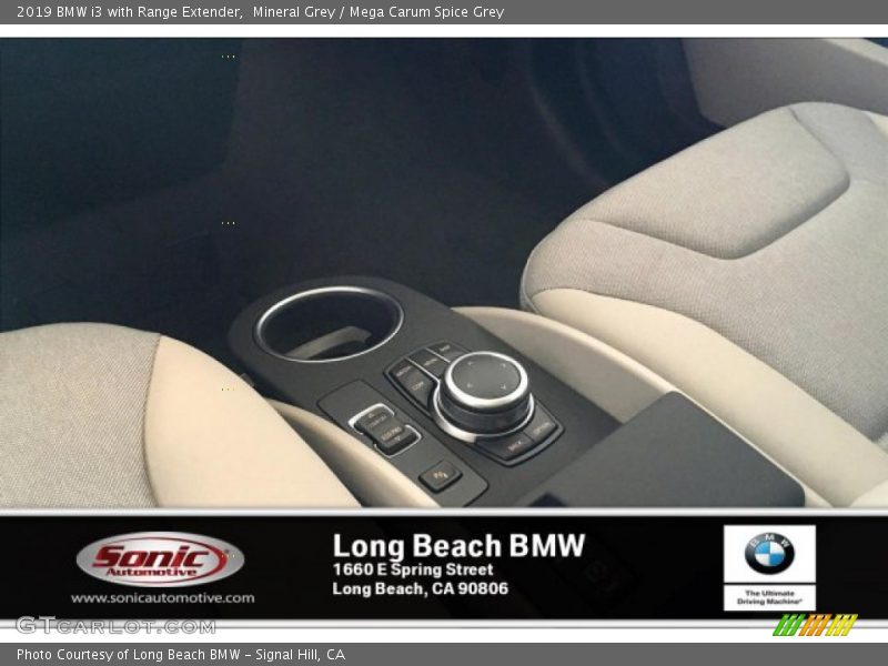Mineral Grey / Mega Carum Spice Grey 2019 BMW i3 with Range Extender