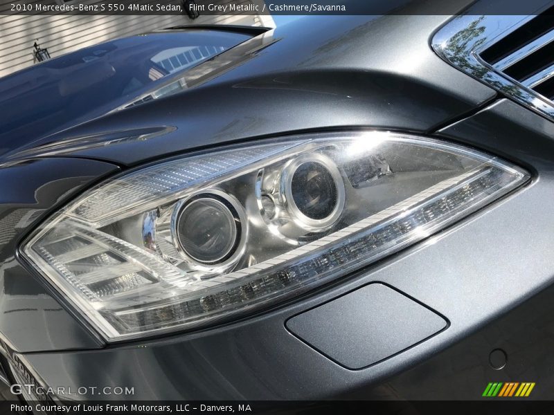 Flint Grey Metallic / Cashmere/Savanna 2010 Mercedes-Benz S 550 4Matic Sedan