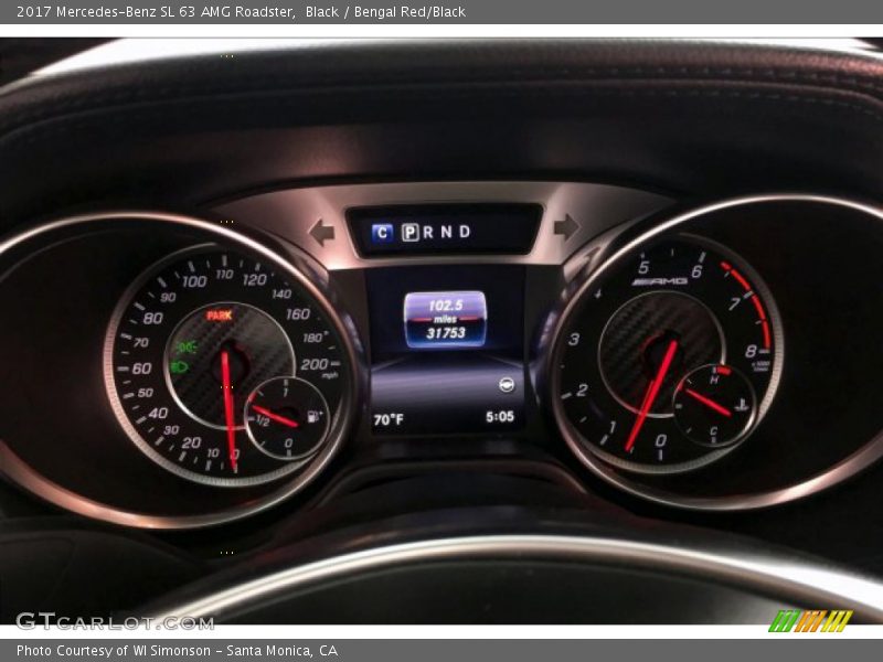  2017 SL 63 AMG Roadster 63 AMG Roadster Gauges