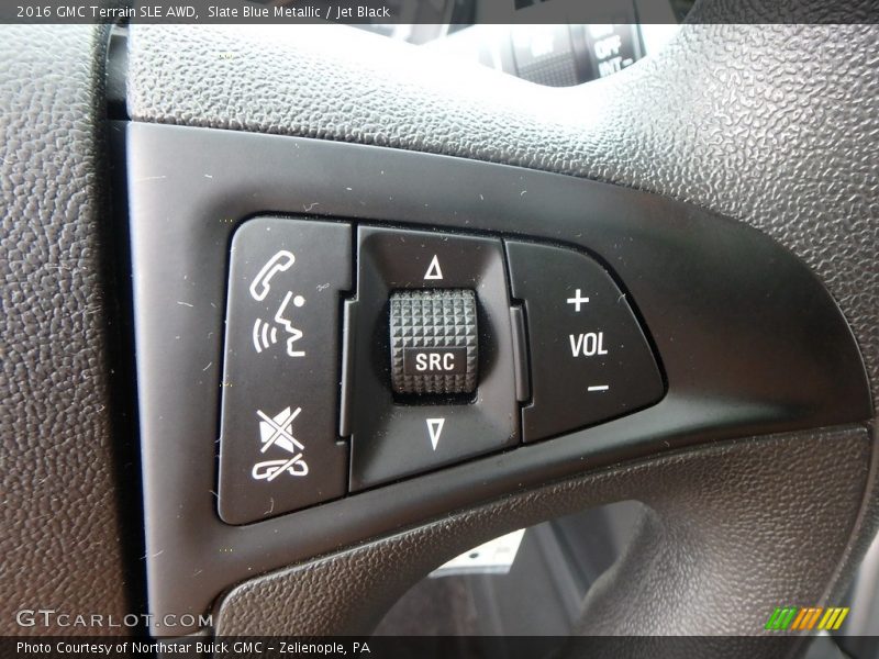 Slate Blue Metallic / Jet Black 2016 GMC Terrain SLE AWD