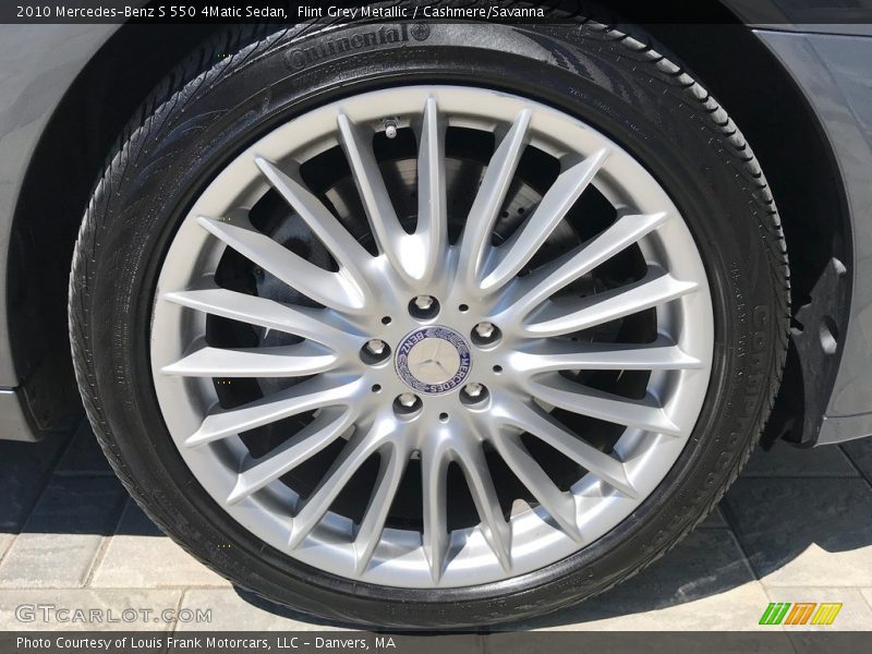 Flint Grey Metallic / Cashmere/Savanna 2010 Mercedes-Benz S 550 4Matic Sedan