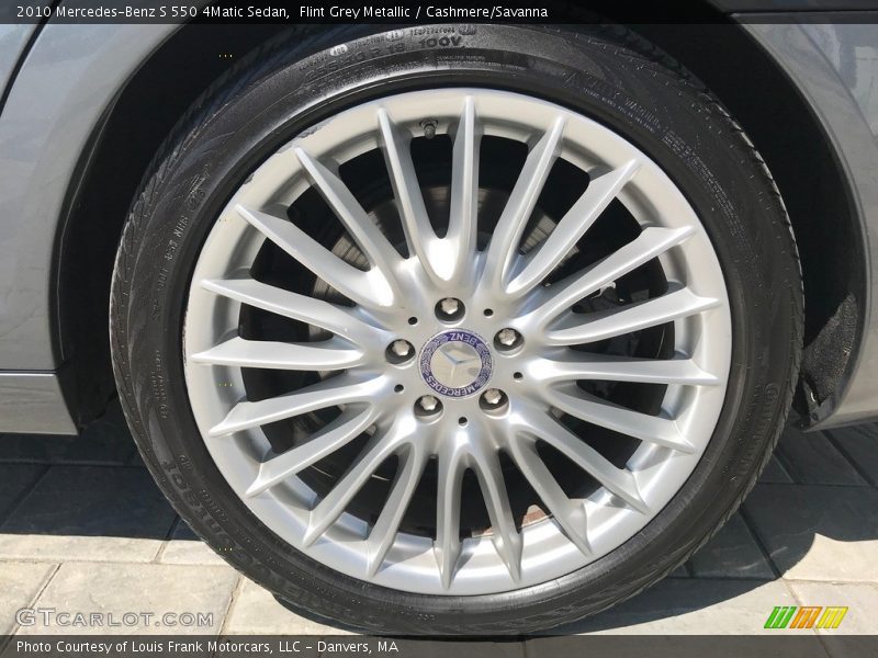 Flint Grey Metallic / Cashmere/Savanna 2010 Mercedes-Benz S 550 4Matic Sedan