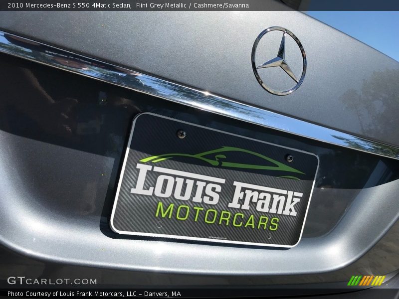 Flint Grey Metallic / Cashmere/Savanna 2010 Mercedes-Benz S 550 4Matic Sedan