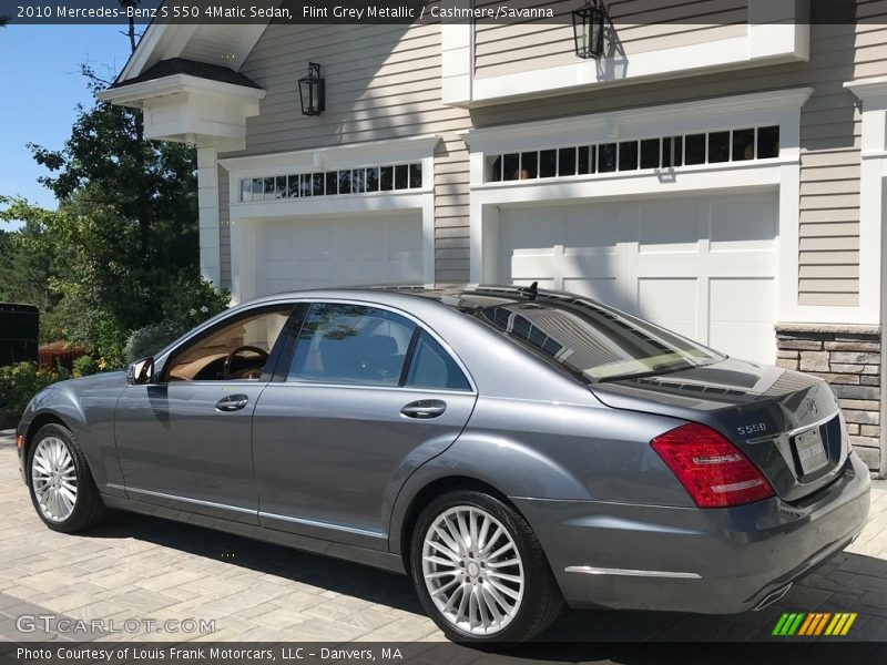 Flint Grey Metallic / Cashmere/Savanna 2010 Mercedes-Benz S 550 4Matic Sedan