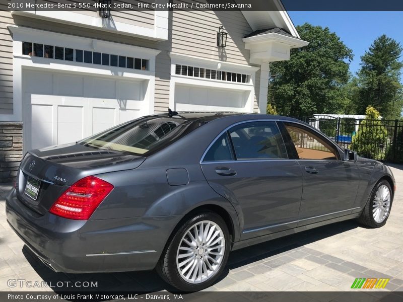 Flint Grey Metallic / Cashmere/Savanna 2010 Mercedes-Benz S 550 4Matic Sedan