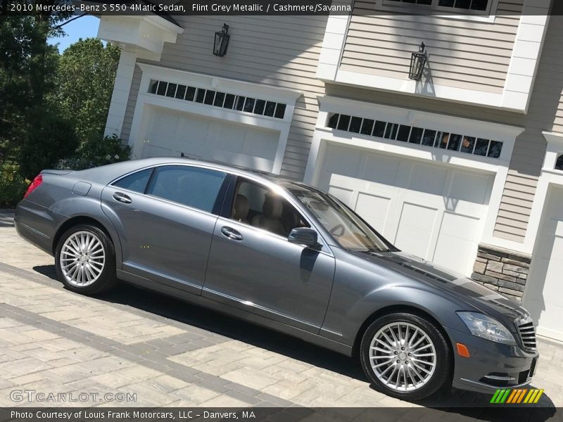 Flint Grey Metallic / Cashmere/Savanna 2010 Mercedes-Benz S 550 4Matic Sedan