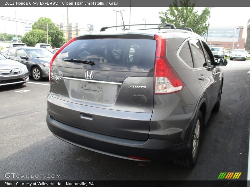 Urban Titanium Metallic / Gray 2012 Honda CR-V EX-L 4WD