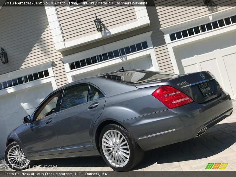 Flint Grey Metallic / Cashmere/Savanna 2010 Mercedes-Benz S 550 4Matic Sedan