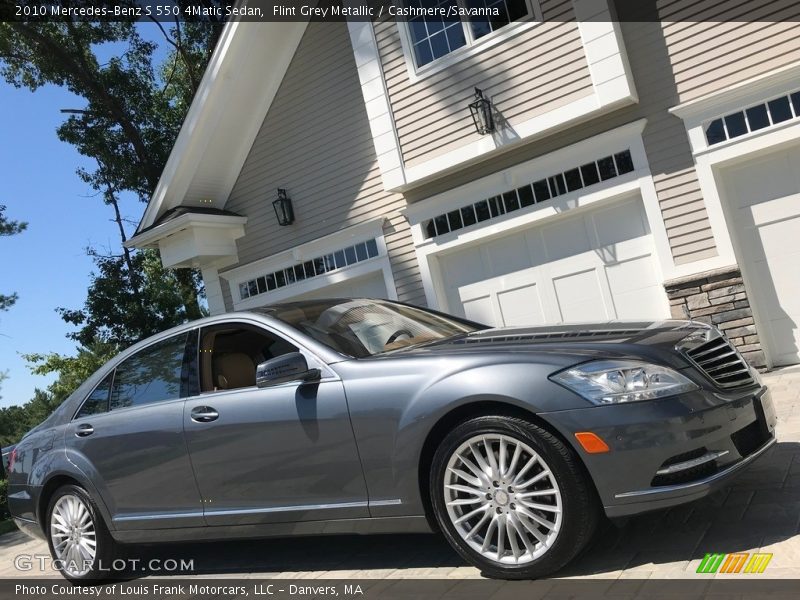 Flint Grey Metallic / Cashmere/Savanna 2010 Mercedes-Benz S 550 4Matic Sedan