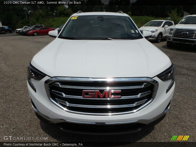 Summit White / Jet Black 2020 GMC Terrain SLT AWD