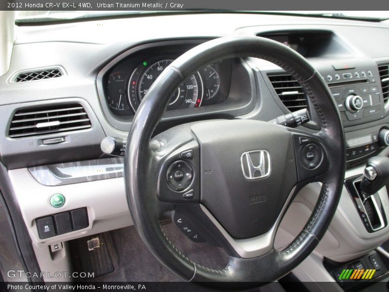 Urban Titanium Metallic / Gray 2012 Honda CR-V EX-L 4WD