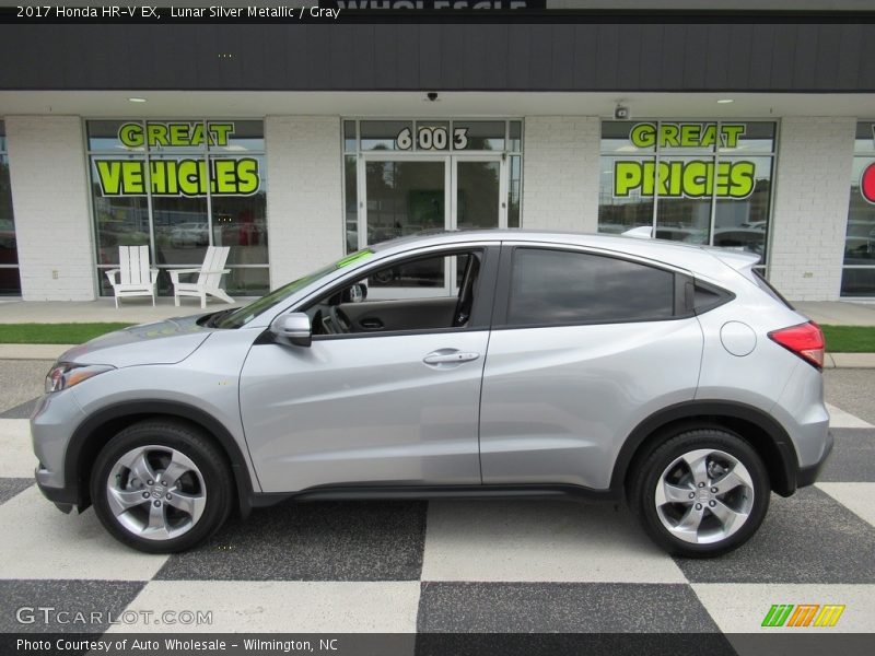 Lunar Silver Metallic / Gray 2017 Honda HR-V EX