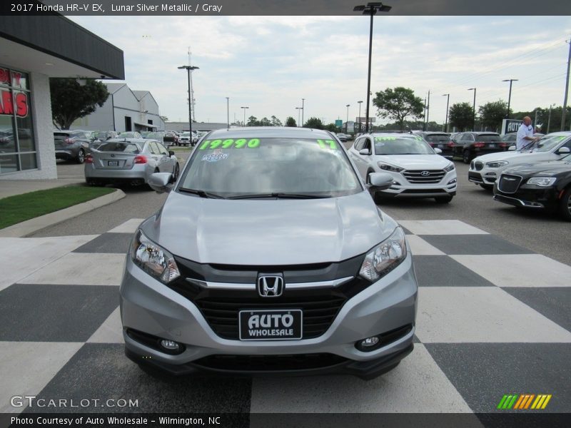 Lunar Silver Metallic / Gray 2017 Honda HR-V EX