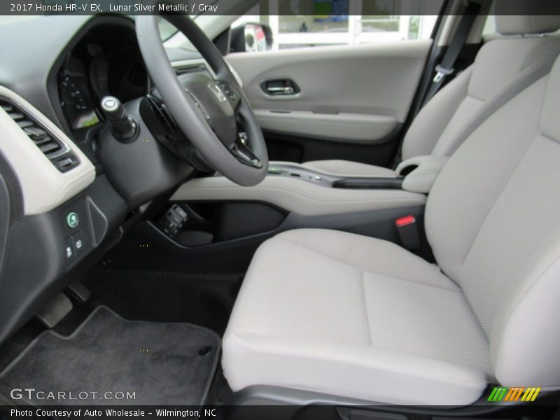 Lunar Silver Metallic / Gray 2017 Honda HR-V EX